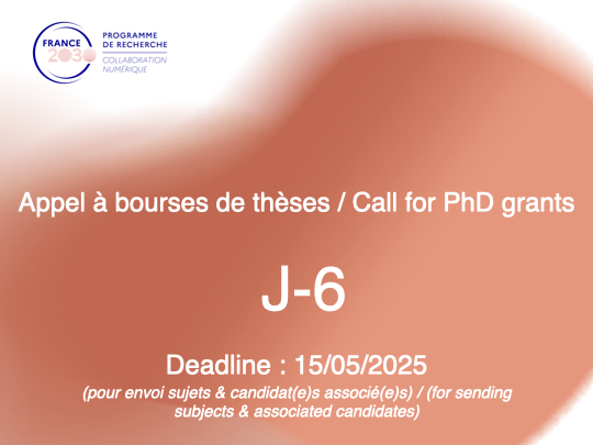 Bourses de thèses eNSEMBLE : J-6 pour les candidatures !