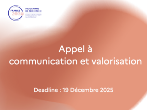 Lire la suite à propos de l’article Appel à communication et valorisation