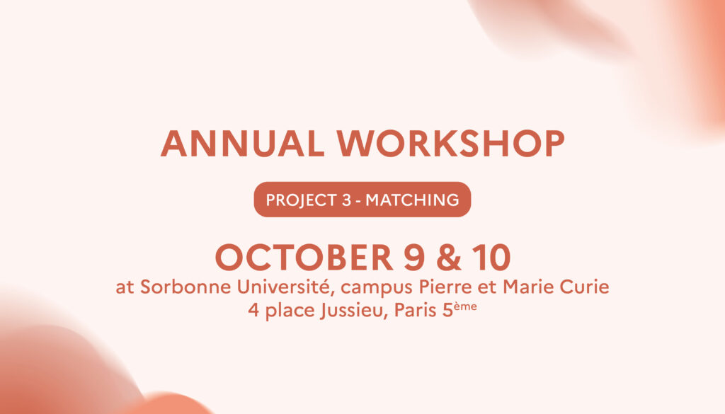 Annual workshop of PC3 MATCHING – October 9 & 10