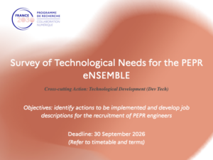 Read more about the article Survey of Technological Needs for the PEPR eNSEMBLE