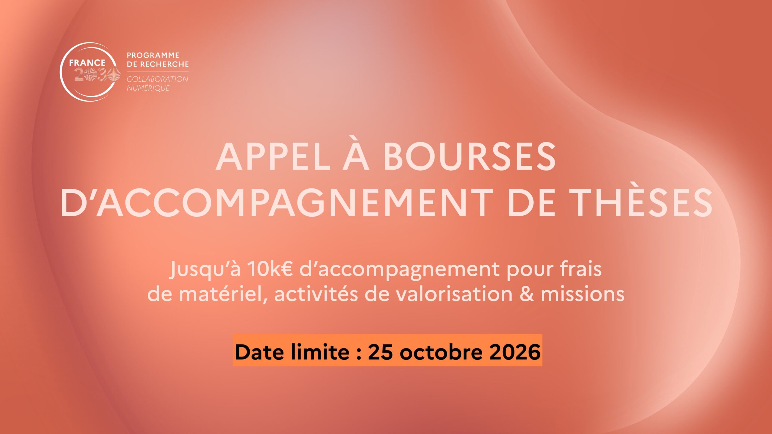 Appel à accompagnement pour inclure une thèse dans le PEPR eNSEMBLE (session 2026)
